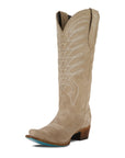 Squash Blossom Boot - Latte Suede