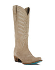 Squash Blossom Boot - Latte Suede
