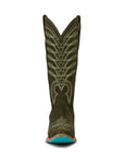 Squash Blossom Boot - Olive Suede