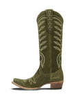 Squash Blossom Boot - Olive Suede