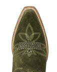 Squash Blossom Boot - Olive Suede