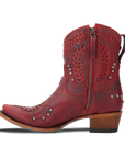 Cossette Bootie - Smoldering Ruby