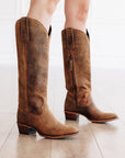 Plain Jane Boot - Burnt Caramel