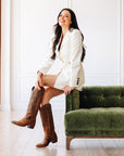 Plain Jane Boot - Burnt Caramel