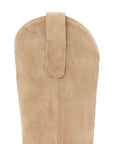 Plain Jane Boot - Latte Suede