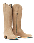 Plain Jane Boot - Latte Suede