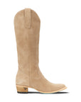 Plain Jane Boot - Latte Suede