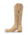 Plain Jane Boot - Latte Suede