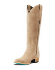 Plain Jane Boot - Latte Suede