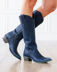 Plain Jane Boot - Midnight Navy