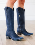 Plain Jane Boot - Midnight Navy