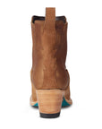 Western Chelsea Bootie - Toffee Suede