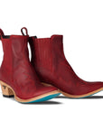 Western Chelsea Bootie - Smoldering Ruby