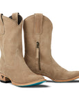 Plain Jane Midi - Latte Suede