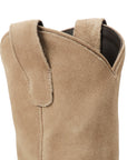 Plain Jane Midi - Latte Suede