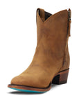 Plain Jane Bootie - Burnt Caramel