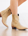 Plain Jane Bootie - Butterscotch