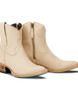 Plain Jane Bootie - Pale Ivory
