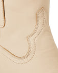 Plain Jane Bootie - Pale Ivory
