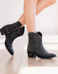 Plain Jane Bootie - Matte Black