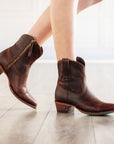 Plain Jane Bootie - Cognac