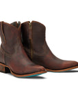Plain Jane Bootie - Cognac