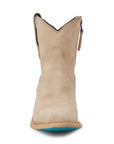 Plain Jane Bootie - Latte Suede