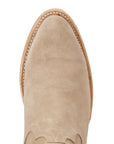 Plain Jane Bootie - Latte Suede