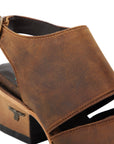 Plain Jane Slingback Mule - Burnt Caramel