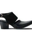 Plain Jane Slingback Mule - Soft Black Suede