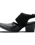 Plain Jane Slingback Mule - Soft Black Suede