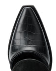 Plain Jane Slingback Mule - Soft Black Suede