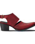 Plain Jane Slingback Mule - Smoldering Ruby
