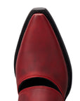Plain Jane Slingback Mule - Smoldering Ruby