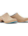 Plain Jane Mule - Latte Suede