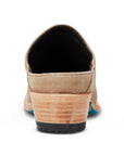 Plain Jane Mule - Latte Suede