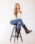 Emma Jane Boot - Black Cherry