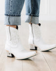 Smokeshow Bootie - Matte White