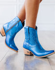 Smokeshow Bootie - Cobalt Metallic