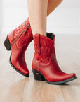 Smokeshow Bootie - Smoldering Ruby