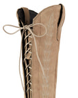 Lexington Knee High Corset - Latte Suede