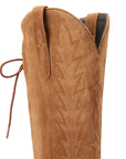 Lexington Knee High Corset - Toffee Suede