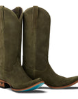 Emma Jane Boot - Olive Suede