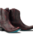 Emma Jane Bootie - Black Cherry