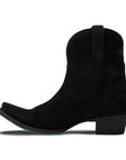 Emma Jane Bootie - Soft Black Suede