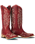 Saratoga Square Boot - Smoldering Ruby