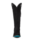 Plain Jane Boot - Soft Black Suede