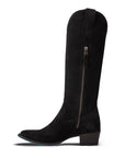 Plain Jane Boot - Soft Black Suede