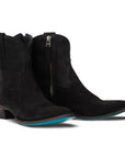 Plain Jane Bootie - Soft Black Suede