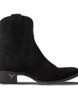 Plain Jane Bootie - Soft Black Suede